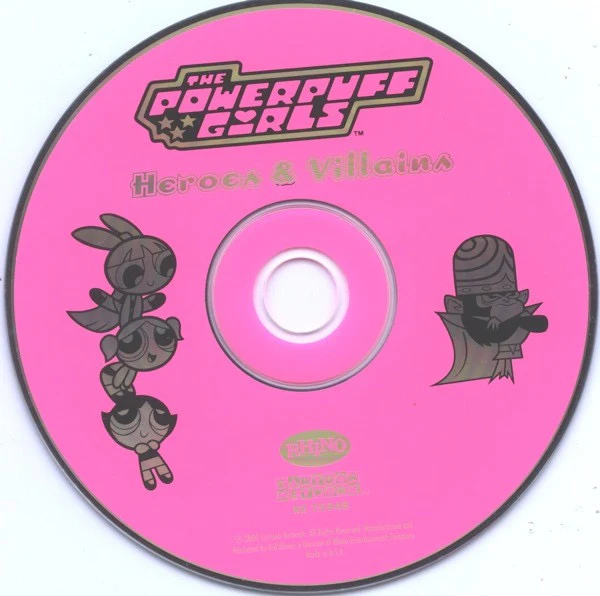 VARIOUS, The Powerpuff Girls - Heroes & Villains: Music Inspired By The Powerpuff Girls (Cartoon Network; R2 75848, US 2000, Jewel Case) CD VG+/VG+ - Image 3