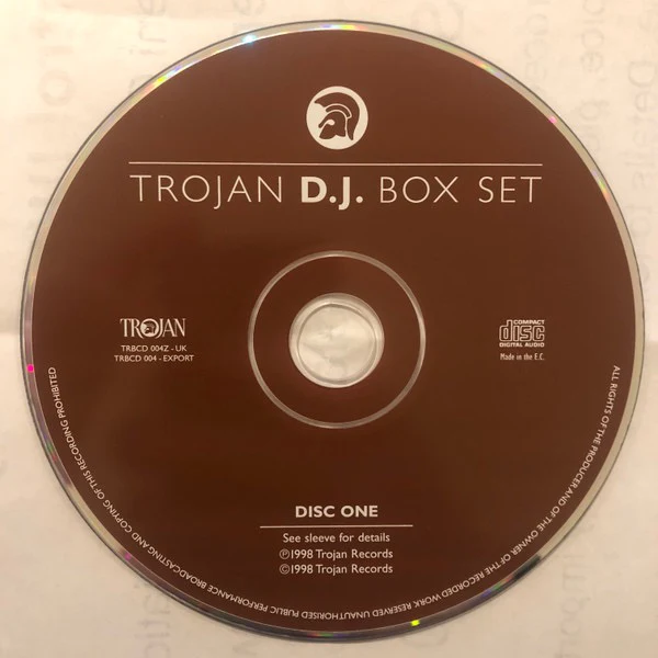 VARIOUS, Trojan D.J. Box Set (Trojan Records; TRBCD 004 Z, UK & Europe 1998, Box Set, 3 Inners), SALE - Up to 50% Off the Original Price  3xCD VG/VG+ - Image 3