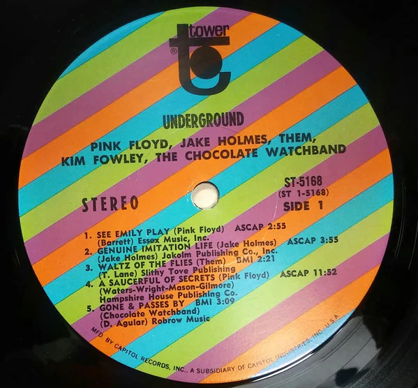 VARIOUS, Underground (Tower; ST-5168, US 1969), SALE - Up to 50% Off the Original Price LP G+/VG - Image 3