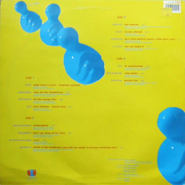 VARIOUS, Warehouse Raves 4 (Rumour Records; RUMLD 104, UK 1990, Picture Sleeve) 2xLP VG/VG+ - Image 2