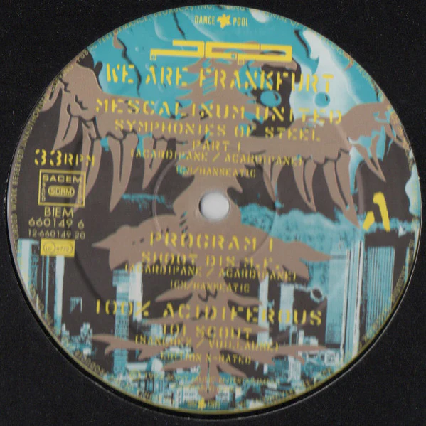 VARIOUS, We Are Frankfurt (Dance Pool; DAN 660149 6, Germany 1994, Picture Sleeve) LP VG/VG - Image 3