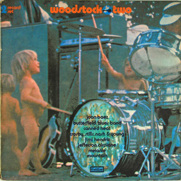 VARIOUS, Woodstock Two (Cotillion; SD 2-400, US 1971 Reissue, Triple Gatefold) 2xLP VG/VG