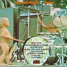 VARIOUS, Woodstock Two (Atlantic Plum And Orange; 2657003, UK 1971, Triple Gatefold) 2xLP VG/VG+