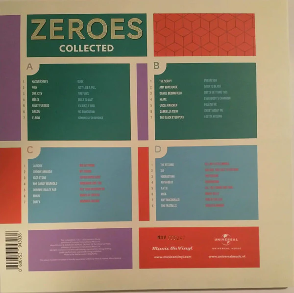 VARIOUS, Zeroes Collected (Universal Music; MOVLP2940, Europe 2022, Insert, Yellow Vinyl. 180g. Numbered) 2xLP VG+/VG+ - Image 2