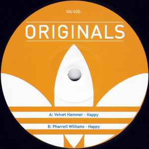 VELVET HAMMER / PHARRELL WILLIAMS, Happy / Happy (Originals; OG-020, UK 2014 Reissue) 7" /VG+