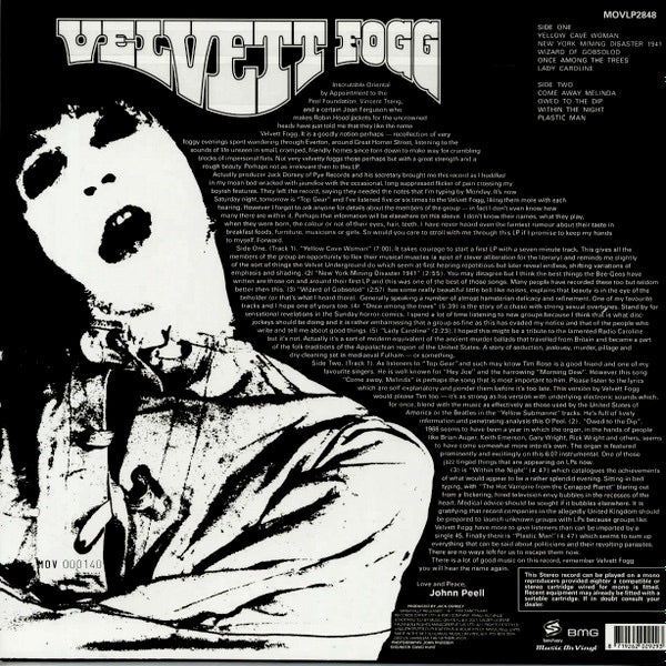 VELVETT FOGG, Velvett Fogg (Music On Vinyl; MOVLP2848, Europe 2023 Reissue, Green & White Marbled Vinyl), SALE - Up to 50% Off the Original Price LP NEW/NEW - Image 2