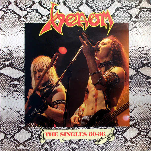 VENOM, The Singles 80-86 (Raw Power; RAWLP 024, UK 1986) LP VG/VG
