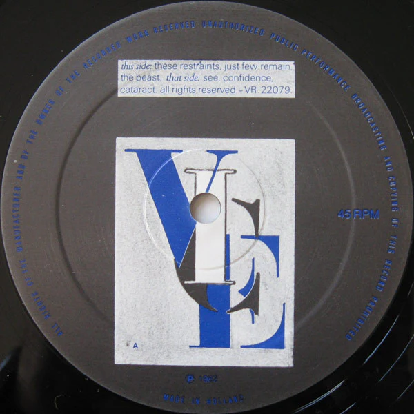 VICE, Vice (Torso; TORSO 129, Netherlands 1982, Picture Sleeve) 12" VG/VG - Image 2