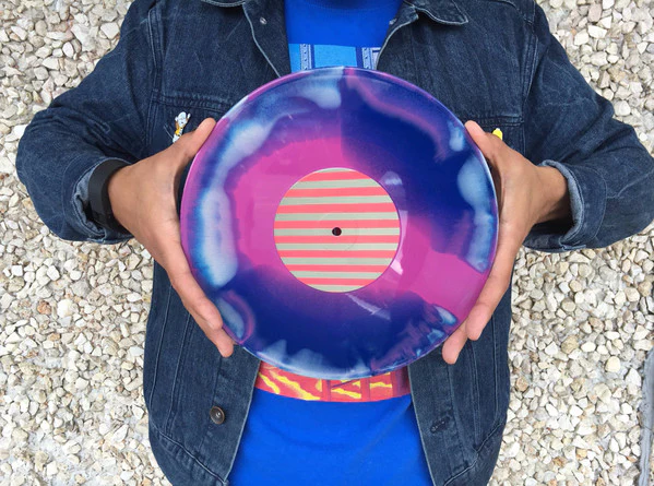 VICTIMS, Form Hell (Death Waltz Originals ; DWO14, Europe 2016, Picture Sleeve, Purple, Blue And Grey Vinyl), SALE - Up to 50% Off the Original Price 10" EX/EX - Image 2