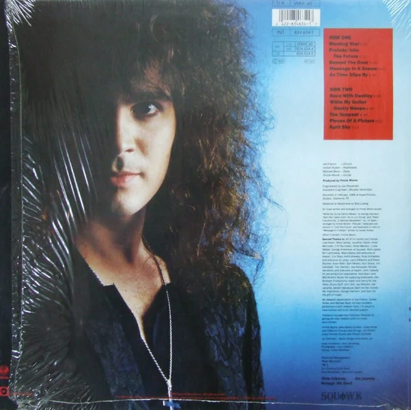 VINNIE MOORE, Time Odyssey (Squawk; 834 634-1, UK 1988) LP VG+/VG+ - Image 2