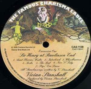 VIVIAN STANSHALL, Sir Henry At Rawlinson End (Charisma; CAS 1139, UK 1978, Embossed Sleeve, Insert, Bonzo Dog Band) LP VG/VG+ - Image 3