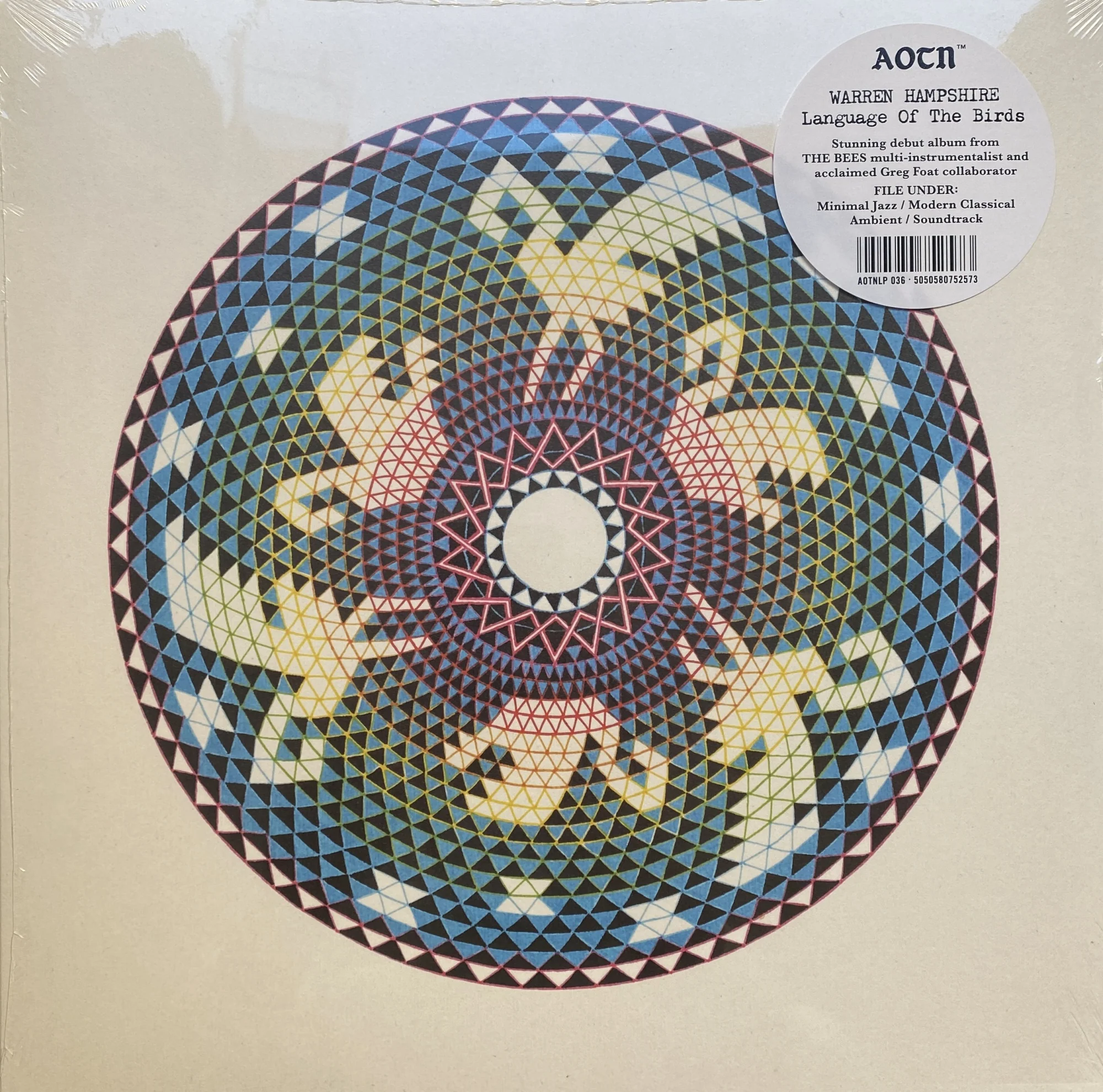 WARREN HAMPSHIRE, Language Of The Birds (Athens Of The North ; AOTNLP 036, Europe 2021) LP EX/EX