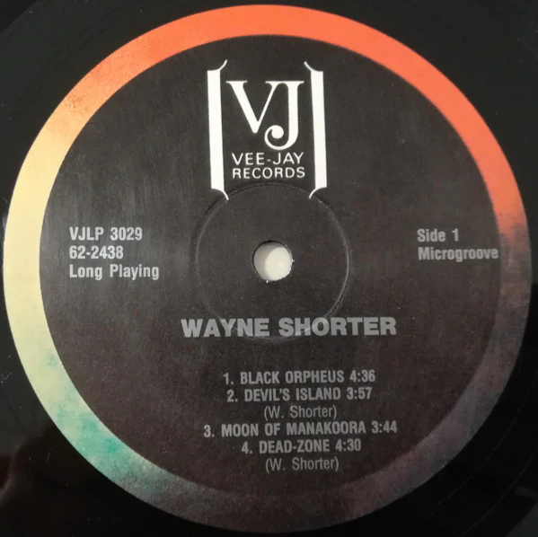 WAYNE SHORTER, Wayning Moments (Vee Jay Records; LP3029, US 1960s Reissue, Pasteback Sleeve, Mono; Misprint), SALE - Up to 50% Off the Original Price  LP G+/VG - Image 3