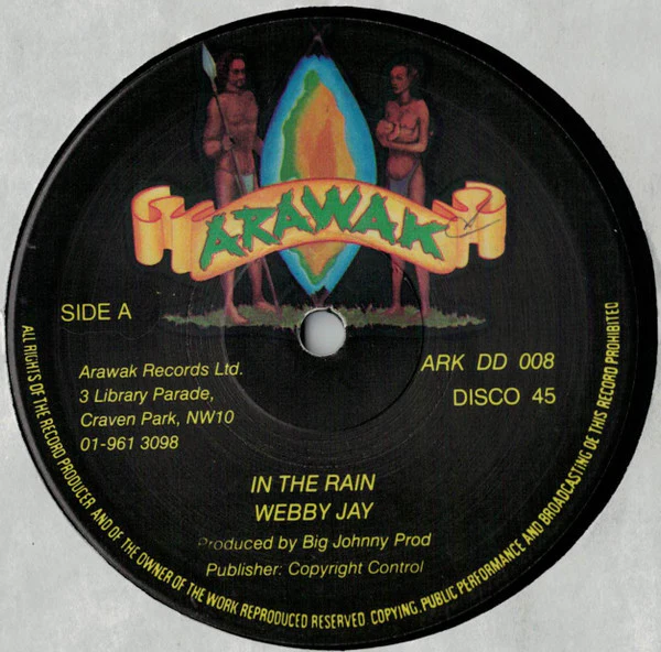WEBBY JAY, In The Rain (Arawak; ARK DD 008, UK 1979, Plain Sleeve) 12" /G+