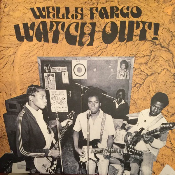 WELLS FARGO, Watch Out! (Now-Again Records ; NA 5138, US 2016, Gatefold, Booklet, NO Print, NO cocktail recipe, Yellow/Green Marbled Vinyl) LP VG+/VG+