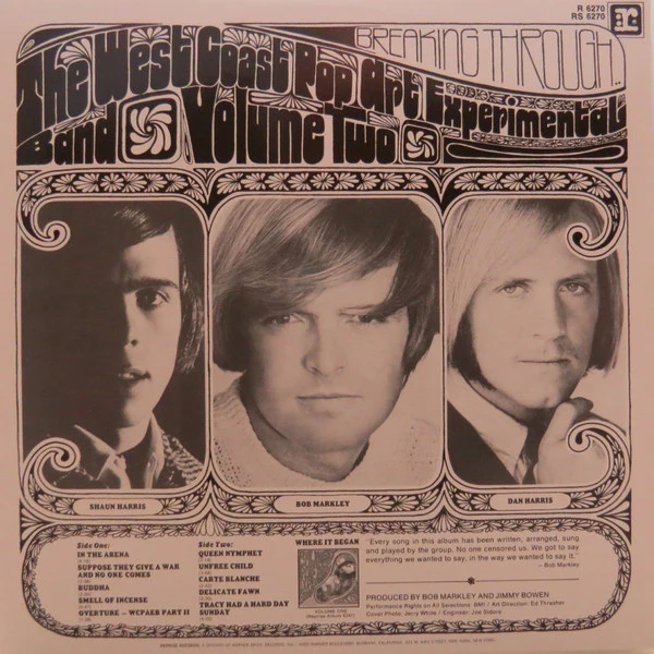 WEST COAST POP ART EXPERIMENTAL BAND, Vol 2 (Reprise; 6270, US 2000s Reissue, 180 Gram Vinyl) LP VG+/VG - Image 2