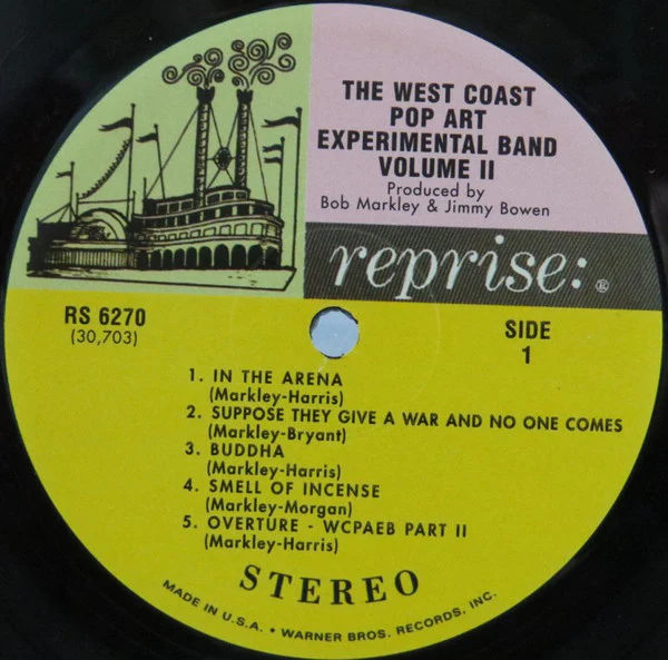 WEST COAST POP ART EXPERIMENTAL BAND, Vol 2 (Reprise; 6270, US 2000s Reissue, 180 Gram Vinyl) LP VG+/VG - Image 3