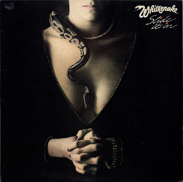 WHITESNAKE, Slide It In (Liberty; LBG 2400001, UK 1984, Inner With Thumb Cut On Side A Lyrics, Utopia Runouts) LP VG/VG