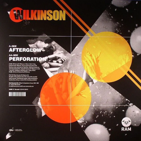 WILKINSON, Afterglow / Perforation (RAM Records; RAMM142, UK 2013) 12" VG/G+ - Image 2
