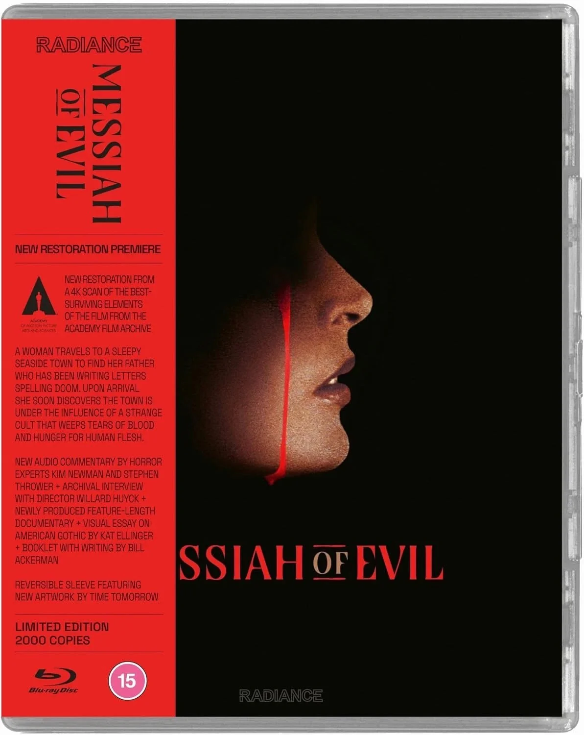 WILLARD HUYCK, GLORIA KATZ, Messiah Of Evil (Radiance ; 28, UK , Booklet, Limited edition of 2000 copies ) Blu-Ray VG+/VG+
