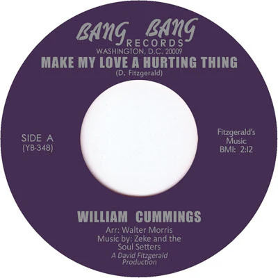 WILLIAM CUMMINGS, Make My Love A Hurting Thing/ Make My Love A Hurting Thing (Tramp Records; TR-191, Germany 2015 Reissue), SALE - Up to 50% Off the Original Price  7" /VG+