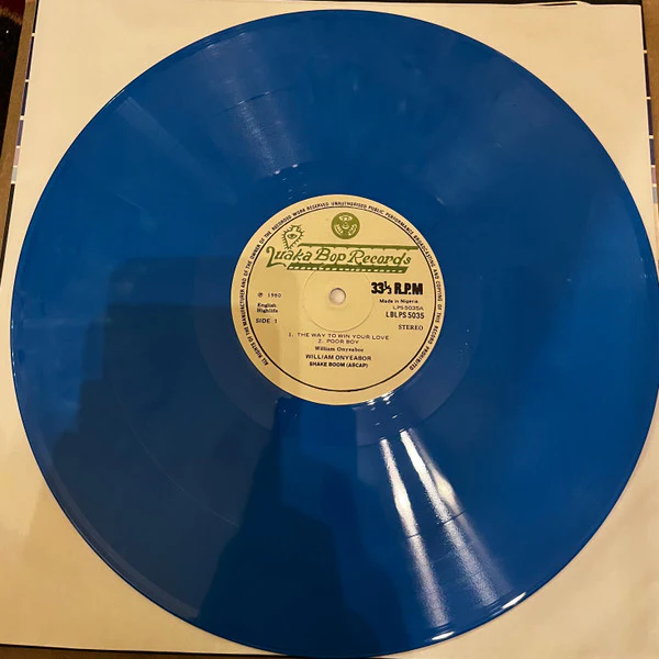 WILLIAM ONYEABOR, Body & Soul (Luaka Bop; LP-LBOP-5035C, US 2025 Reissue, Blue Vinyl), SALE - Up to 50% Off the Original Price LP NEW/NEW - Image 3