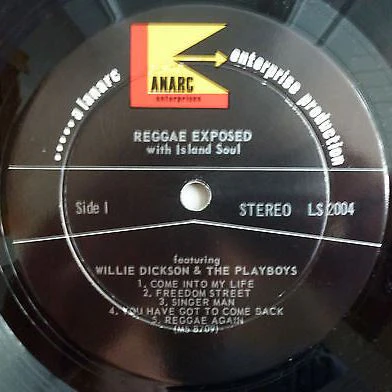 WILLIE DICKSON & THE PLAYBOYS, Reggae Exposed .... With Island Soul (Lanarc Enterprises; LS 2004, Canada 1970s, Pasteback Sleeve) LP VG+/VG+ - Image 3