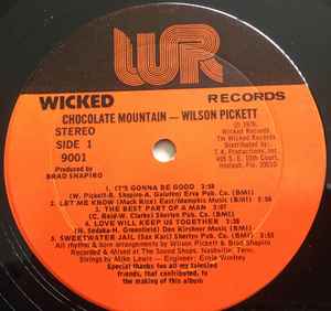 WILSON PICKETT, Chocolate Mountain (Wicked Records; Alb 9001, US 1976, Gatefold) LP VG/VG+ - Image 2