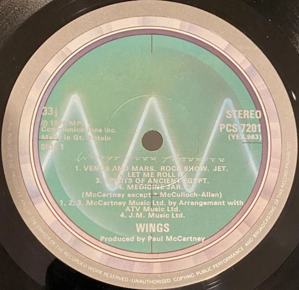 WINGS, Wings Over America (MPL; PCS 7201, UK 1976, Gatefold, 3 Inners, No Poster) 3xLP VG/G+ - Image 3