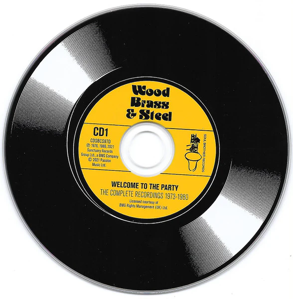 WOOD, BRASS & STEEL, Welcome To The Party (The Complete Recordings 1973-1980) (Soul Brother Records; CDSBCS87D, UK 2021) 2xCD VG+/VG+ - Image 3