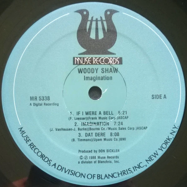 WOODY SHAW, Imagination (Muse Records; MR 5338, US 1988) LP G+/VG - Image 3