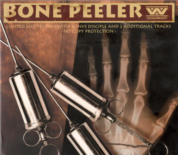 :WUMPSCUT:, Bone Peeler (Beton Kopf Media; BKM ETAH 27 NO, Germany 2004, Double Digipak, Booklet) 2xCD VG+/EX