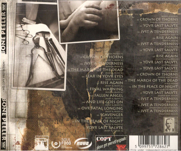 :WUMPSCUT:, Bone Peeler (Beton Kopf Media; BKM ETAH 27 NO, Germany 2004, Double Digipak, Booklet) 2xCD VG+/EX - Image 2