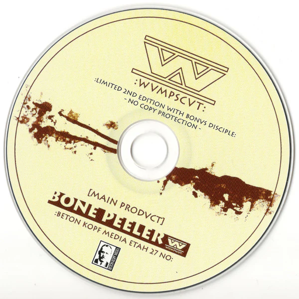 :WUMPSCUT:, Bone Peeler (Beton Kopf Media; BKM ETAH 27 NO, Germany 2004, Double Digipak, Booklet) 2xCD VG+/EX - Image 3