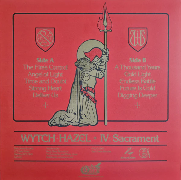 WYTCH HAZEL, IV: Sacrament (Bad Omen Records; OMEN029, UK & US 2023, Insert, Limited Edition, Clear, 180g) LP EX/EX - Image 2