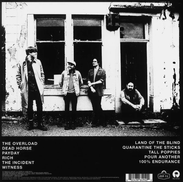 YARD ACT, The Overload (ZEN F.C.; ZENFC007LP, UK & Europe 2022, Inner & Insert, Green Vinyl) LP EX/EX - Image 2