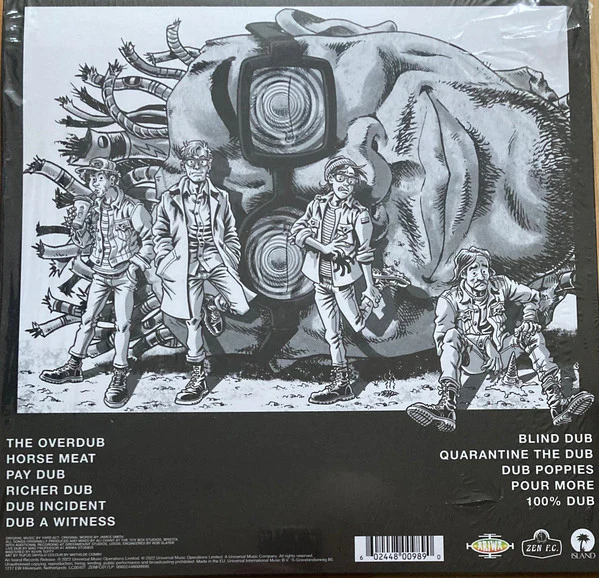 YARD ACT VS. MAD PROFESSOR, The Overdub (ZEN F.C. ; ZENFC017LP, UK 2022, Sticker, Purple Vinyl) LP EX/EX - Image 2