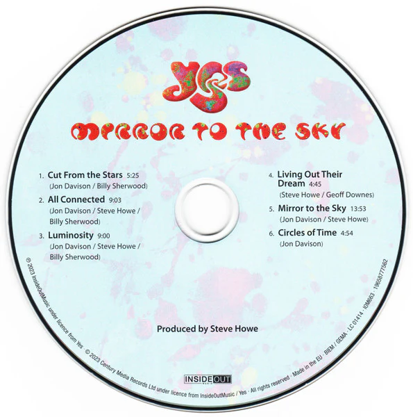 YES, Mirror To The Sky (Inside Out Music; IOM663, Europe 2023, Jewel Case, Booklet) CD VG+/VG+ - Image 3