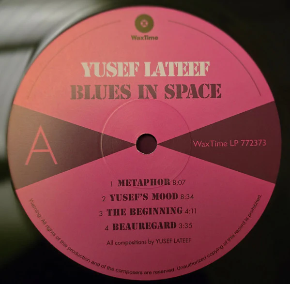 YUSEF LATEEF, Blues In Space (WaxTime; 772373, Europe 2025 Reissue) LP NEW/NEW - Image 3