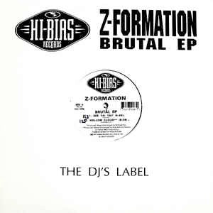 Z-FORMATION, Brutal EP (Hi-Bias; HB-001, Canada 1991, Company Sleeve) 12" EP VG/VG