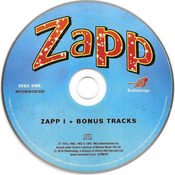 ZAPP, Zapp I / Zapp II / Zapp III (Robinsongs; WROBIN10CDD, UK 2016, Jewel Case) 2xCD VG+/VG+ - Image 3