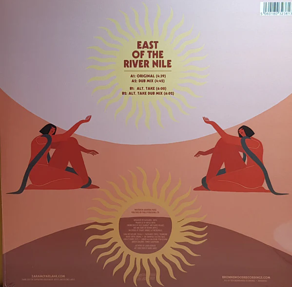ZARA MCFARLANE WITH DENNIS BOVELL, East Of The River Nile (Brownswood Recordings; BWOOD0201, UK 2019, Picture Sleeve) 12" VG+/EX - Image 2