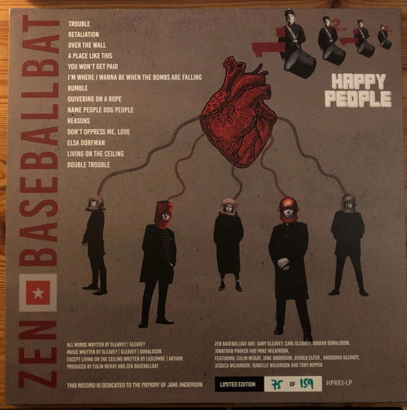 ZEN BASEBALLBAT, Better Ways To Love & Offend (Happy People; HPR83-LP, UK 2021, Black Inner, Dark Translucent Green/Blue Vinyl) LP EX/EX - Image 2