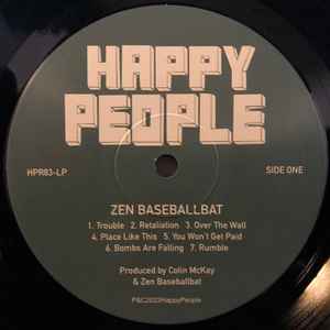 ZEN BASEBALLBAT, Better Ways To Love & Offend (Happy People; HPR83-LP, UK 2021, Black Inner, Dark Translucent Green/Blue Vinyl) LP EX/EX - Image 3