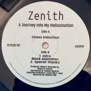 ZENITH, A Journey Into My Hallucination (IST Records; IST020 RP, US 2023 Reissue) 12" VG+/VG+ - Image 3